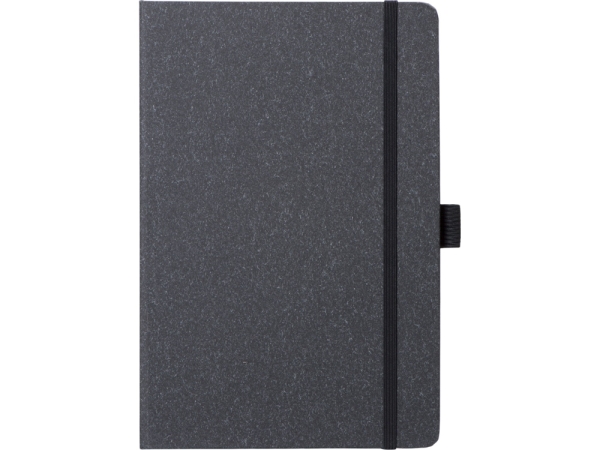 Блокнот А5 "Snow Hard" твердая обложка, 80 листов 70 гр/м2, черный