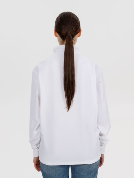 Свитшот на молнии Morfiss, белый