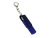 USB-флешка на 8 Гб 2 в 1 поворотный механизм, c дополнительным разъемом Type-C с одноцветным металлическим клипом, синий
