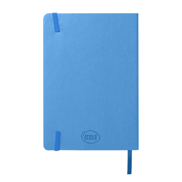 Бизнес-блокнот "RILY", формат А5,  бирюзовый, блок в точку