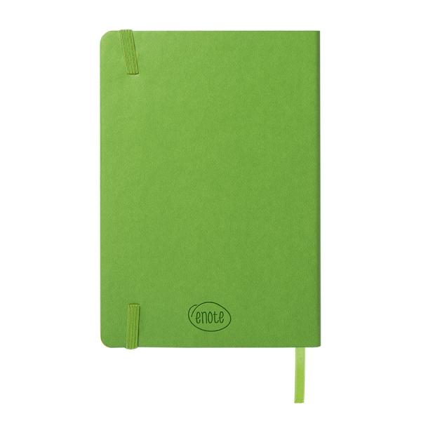 Бизнес-блокнот "RILY", формат А5,  бирюзовый, блок в точку