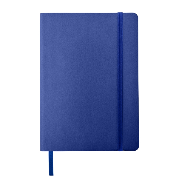 Бизнес-блокнот "RILY", формат А5,  бирюзовый, блок в точку