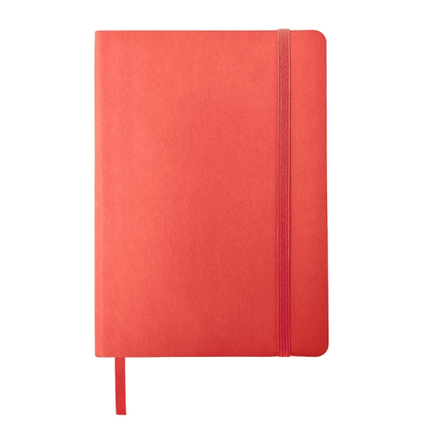 Бизнес-блокнот "RILY", формат А5,  бирюзовый, блок в точку