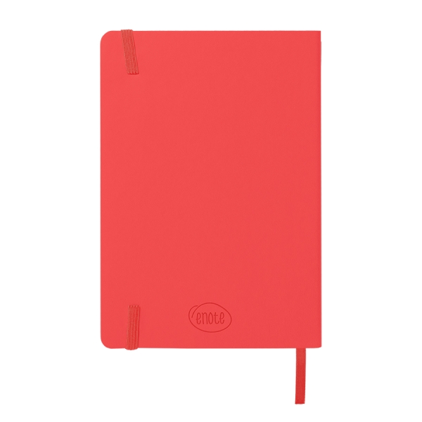 Бизнес-блокнот "RILY", формат А5,  бирюзовый, блок в точку