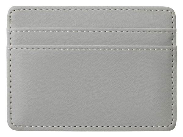 Картхолдер для двух карт и наличных денег с зажимом "Crave", светло-серый