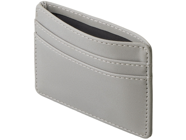 Картхолдер для двух карт и наличных денег с зажимом "Crave", светло-серый