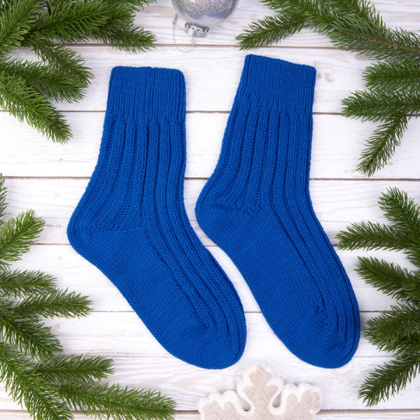 Носки вязаные НАСВЯЗИ© шерсть/акрил