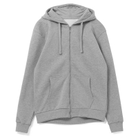 Толстовка на молнии с капюшоном Siverga Heavy 2.0, серый меланж Толстовка на молнии с капюшоном Siverga Heavy 2.0, серый меланж