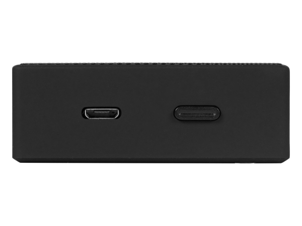 Портативная колонка Concept с полноцетной печатью, черный