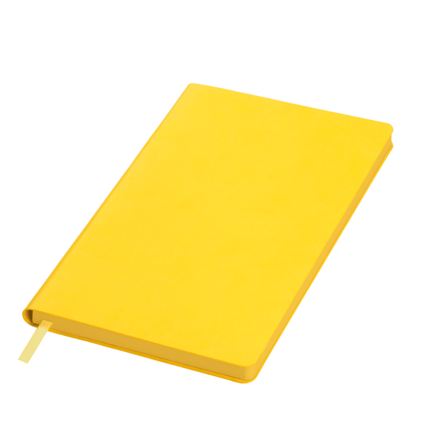 Ежедневник Латте (Latte NEW) недатированный, желтый/желтый (без упаковки, без стикера)