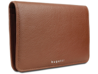 Кошелёк женский BUGATTI Lady Top, коньячный, натуральная воловья кожа, 19,5х2х11,2 см Кошелёк женский BUGATTI Lady Top, коньячный, натуральная воловья кожа, 19,5х2х11,2 см