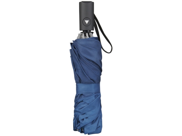 Зонт складной полуавтомат, темно-синий