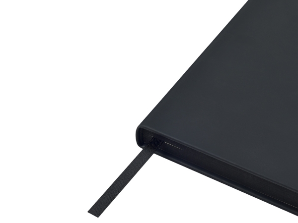 Ежедневник А5 "Megapolis Color New" soft-touch, черный