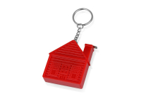Брелок-рулетка "Домик", 1 м., красный Брелок-рулетка "Домик", 1 м., красный