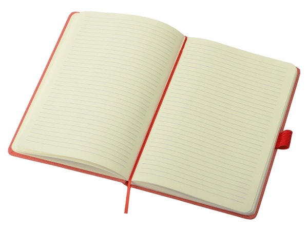 Блокнот А5 "Snow Hard" твердая обложка, 80 листов 70 гр/м2, красный