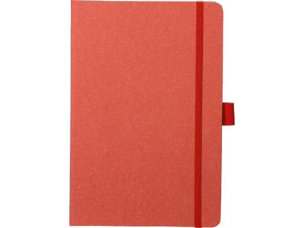 Блокнот А5 "Snow Hard" твердая обложка, 80 листов 70 гр/м2, красный