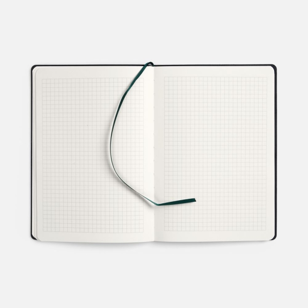 Блокнот Verso в клетку, зеленый, ver.2