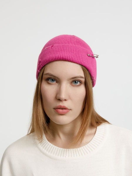 Шапка Pricker, розовая (малиновая)