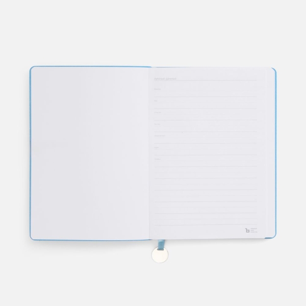 Ежедневник Lafite, недатированный, голубой