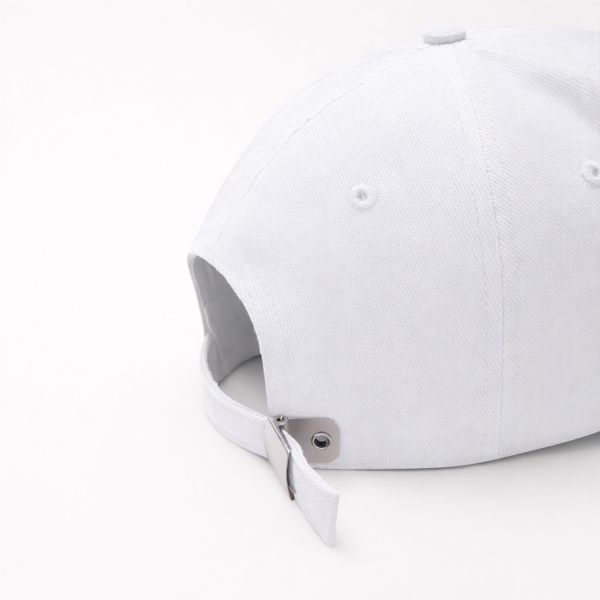 Бейсболка Аксис, 6 клиньев, белый