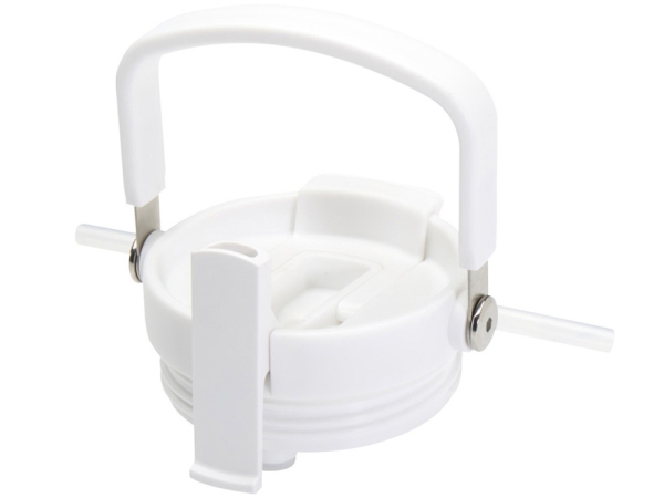 Термостакан Bronx объемом 900 мл из меди и переработанной нержавеющей стали, сертифицированной по стандарту RCS, с вакуумной изоляцией и крышкой с двойной функцией - Белый