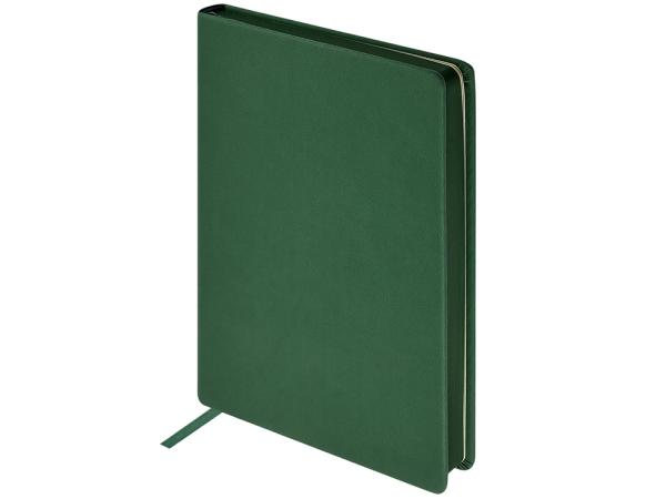 Ежедневник А5 "Megapolis Color New" soft-touch, зеленый