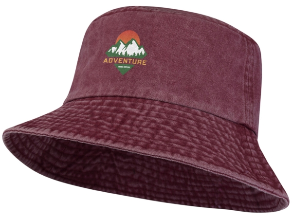 Панама "Mitica" стираная - Бургунди