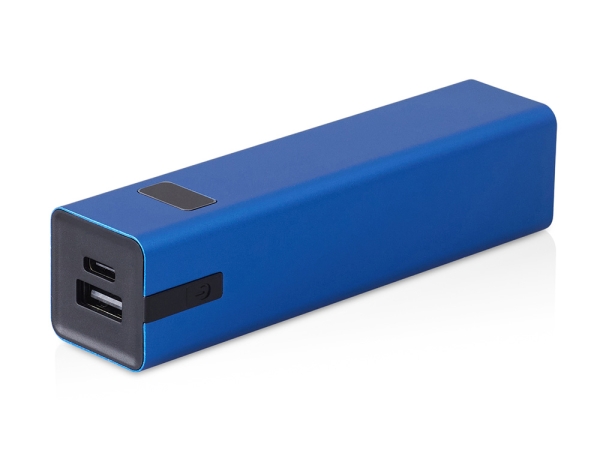 Внешний аккумулятор «Rail», 5000 mAh, синий