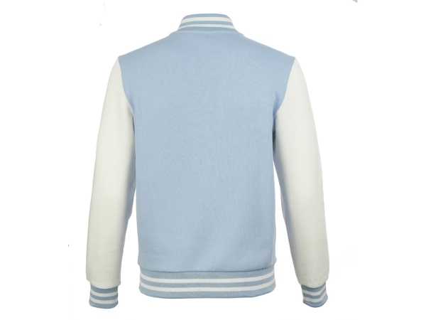 Бомбер «Oxford», небесно-голубой/молочный, унисекс