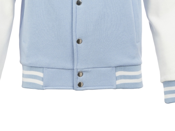 Бомбер «Oxford», небесно-голубой/молочный, унисекс