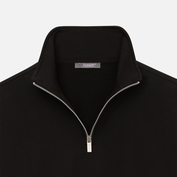 Толстовка на молнии унисекс FLOW, черная, размер XL/2XL