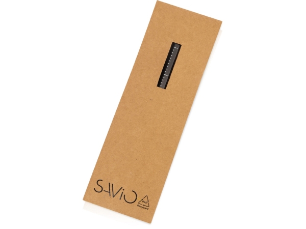 Вечный карандаш из переработанного алюминия "Sicily", черный