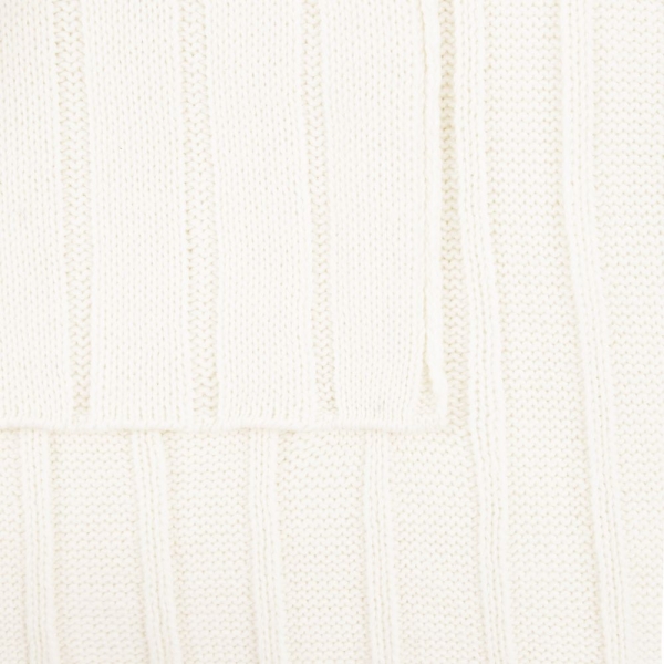 Плед Tressa, белый (молочный)