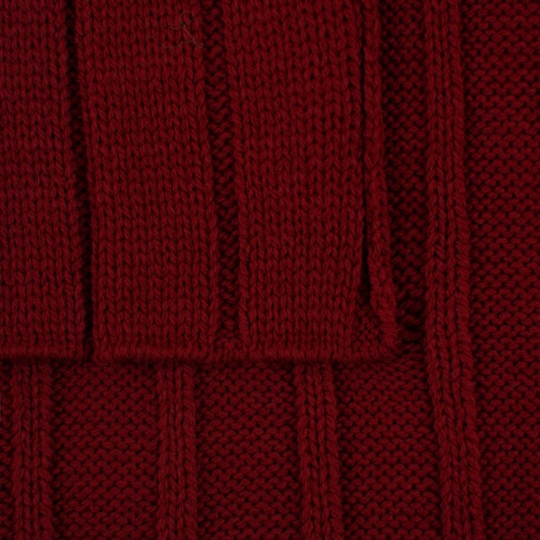 Плед Tressa, темно-красный