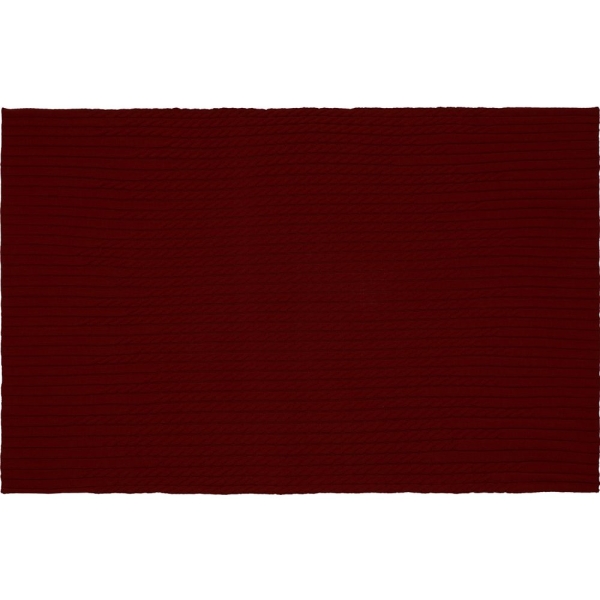 Плед Tressa, темно-красный