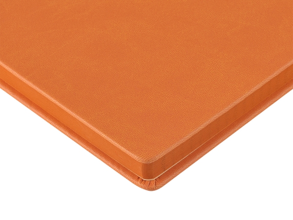 Ежедневник А5 "Megapolis Color New" soft-touch, оранжевый