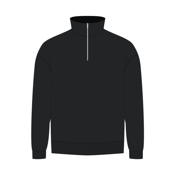 Толстовка на молнии унисекс FLOW, черная, размер 3XL/4XL