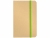 Блокнот А6 Dictum, бежевый/лайм