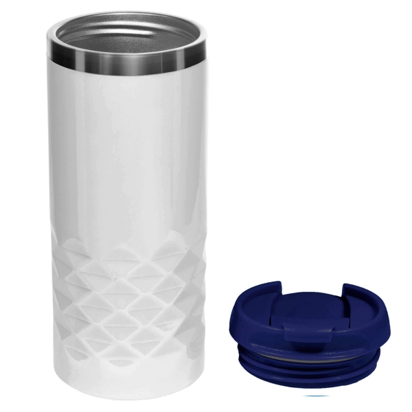 Термокружка NEXT WHITE 350мл. Белая с темно-синей крышкой 6042.14