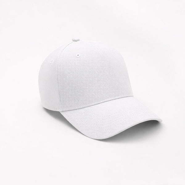 Бейсболка Фит, 5 клиньев, белый