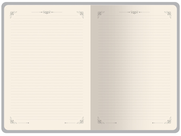 Ежедневник недатированный А4 "Royal", синий с бронзовым срезом