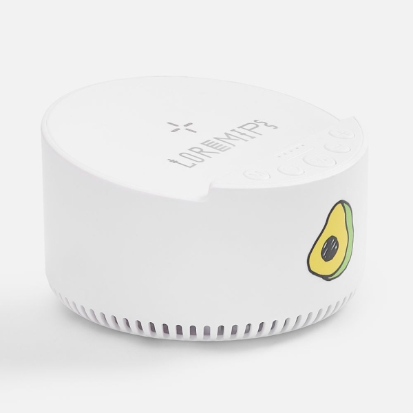 Bluetooth-колонка с беспроводной зарядкой relaxTime, белая