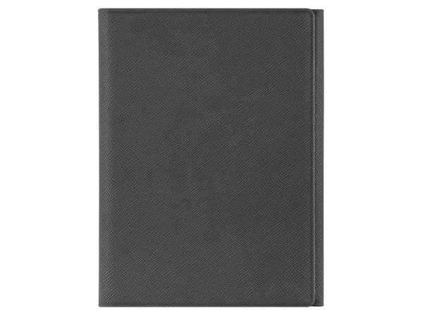 Обложка на магнитах для автодокументов и паспорта "Favor", темно-серая