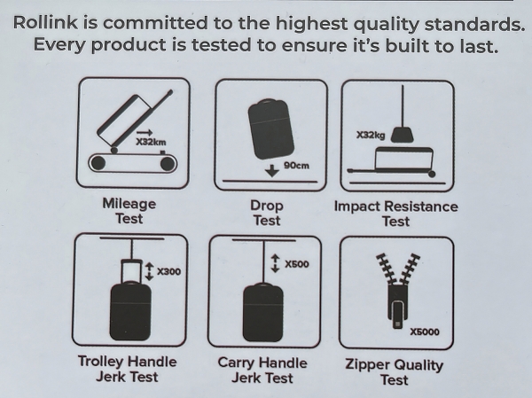 Чемодан складной Rollink Aura 55x40x20 см, 2 колеса, синий