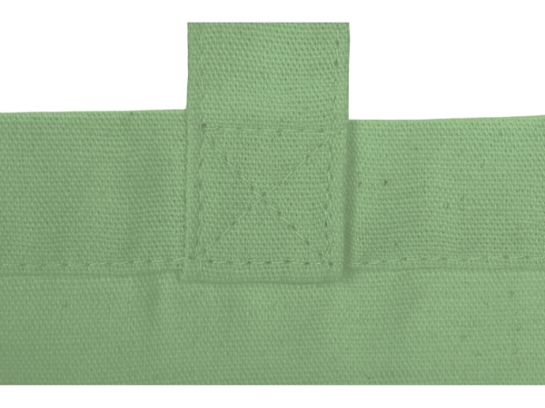 Сумка Fixy из переработанного хлопка с фиксирующей эластичной лентой, зеленое яблоко