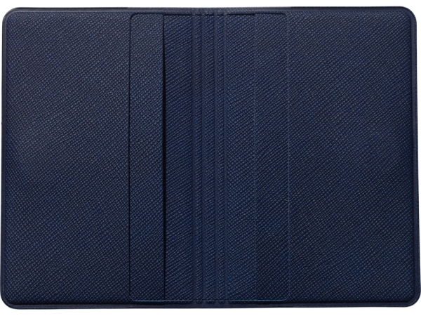 Футляр-книжка на 4-е карты с RFID "Favor", темно-синий