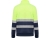 Свитшот ворот на молнии "Spica", нэйви/неоновый желтый