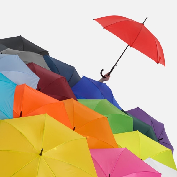 Зонт-трость Standard, желтый неон