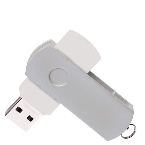 Флешка ELEGANCE Белая 4025.07.8ГБ