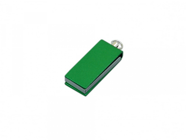 Флешка с мини чипом, минимальный размер, цветной  корпус, 8 Гб, зеленый